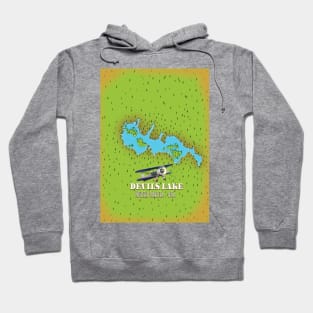 Devi's Lake North Dakota USA map Hoodie